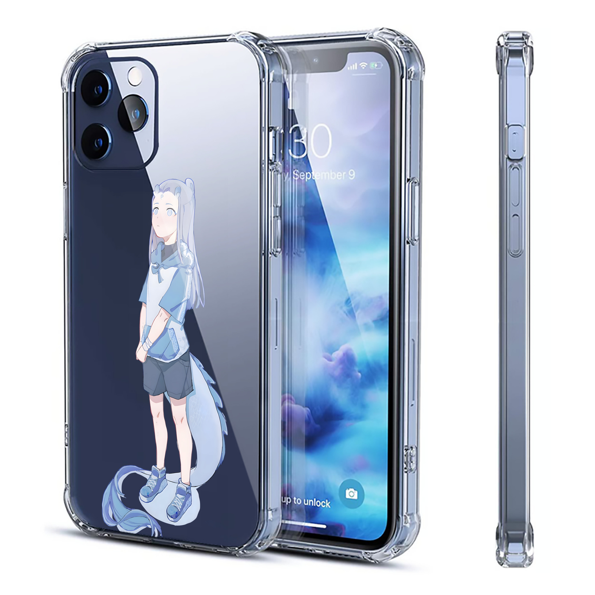 （画像用） Ne Zha 2 ナタ 魔童の大暴れ 【iPhone 12シリーズ対応】透明スマホケース（クリアソフトケース）